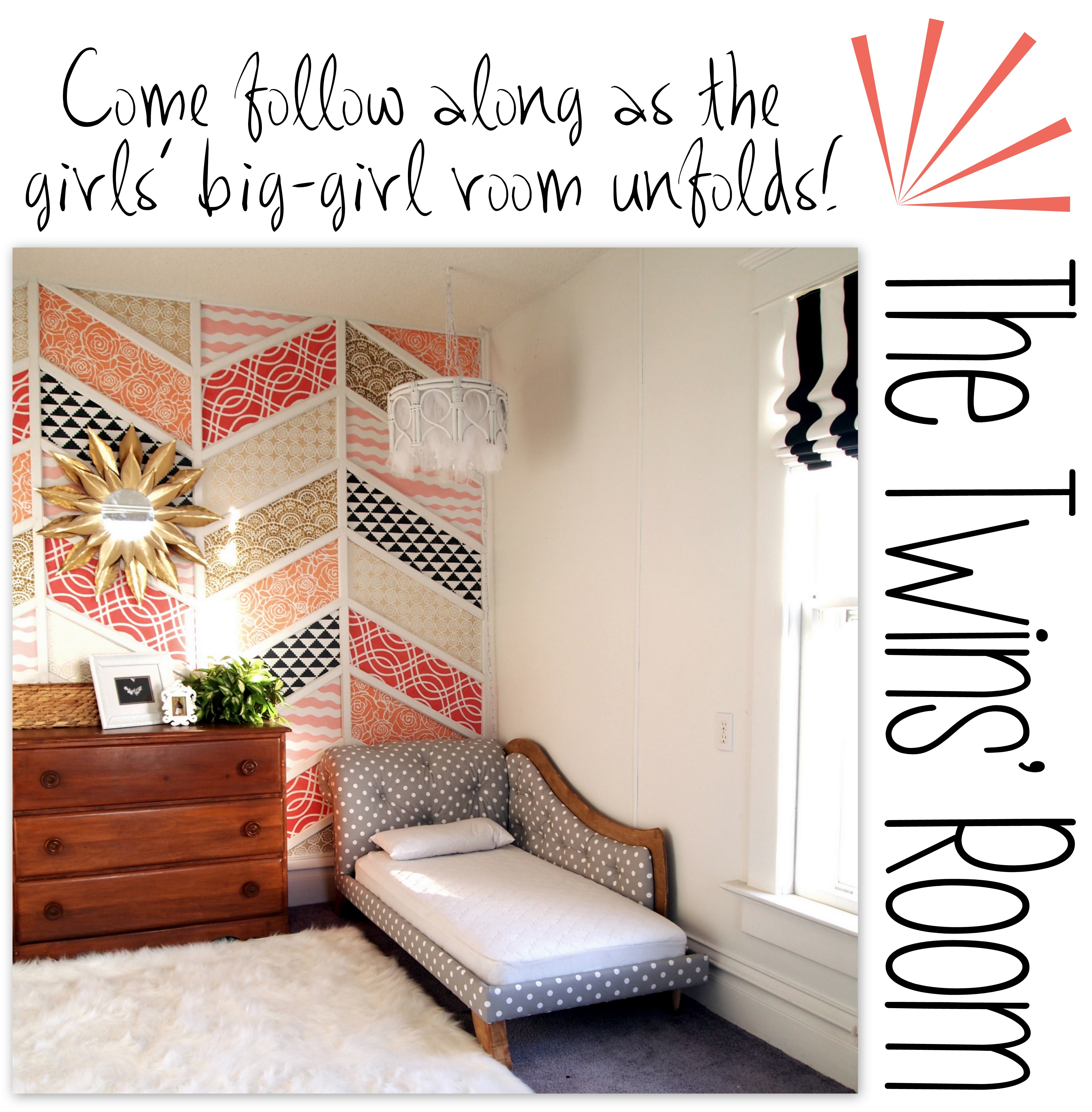 Twin's Big-girl Room Transformation {Sawdust and Embryos}