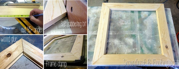 Building a Frame {Sawdust and Embryos}