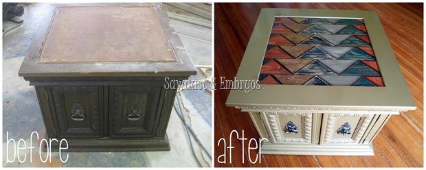 End Table Transformation {Sawdust and Embryos}