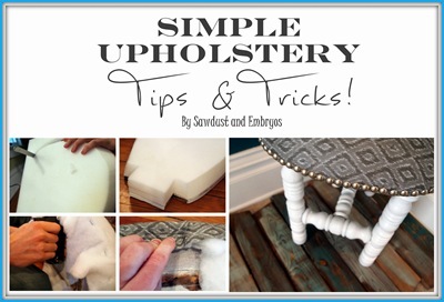 Simple Upholstery Tips and Tricks {Sawdust and Embryos}[10]