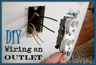 Simple instructions for WIRING AN OUTLET {Sawdust and Embryos}[17]