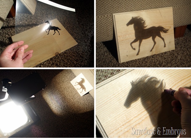 Creating a silhouette plaque using a Scroll Saw