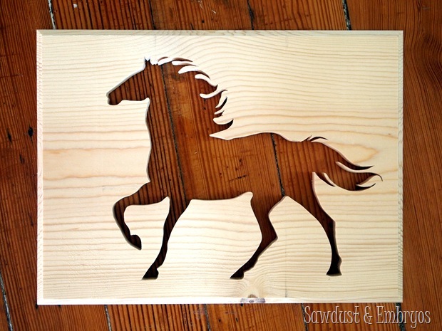 Using a Scroll Saw to create simple Silhouette Artwork 