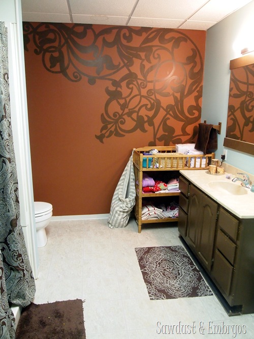 Downstairs bathroom BEFORE PIC {Sawdust and Embryos}