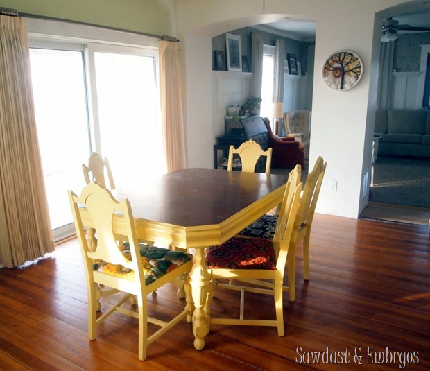 Granny's Dining Table {Sawdust and Embryos}