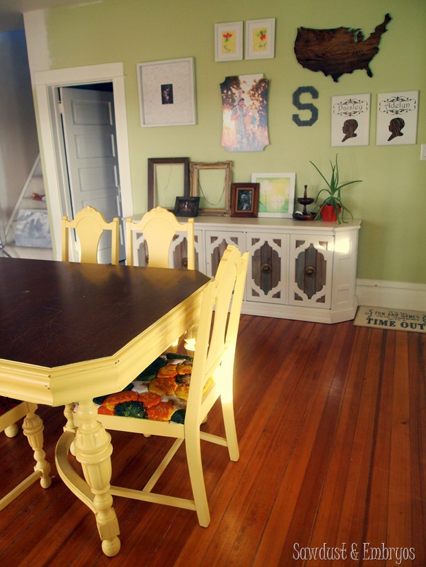 Vintage Heirloom Dining Set from Granny {Sawdust and Embryos}