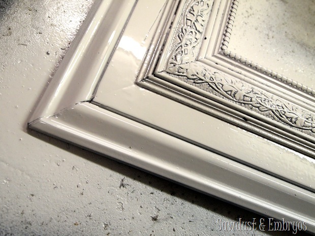 Build your own HUGE frame using trim pieces! 