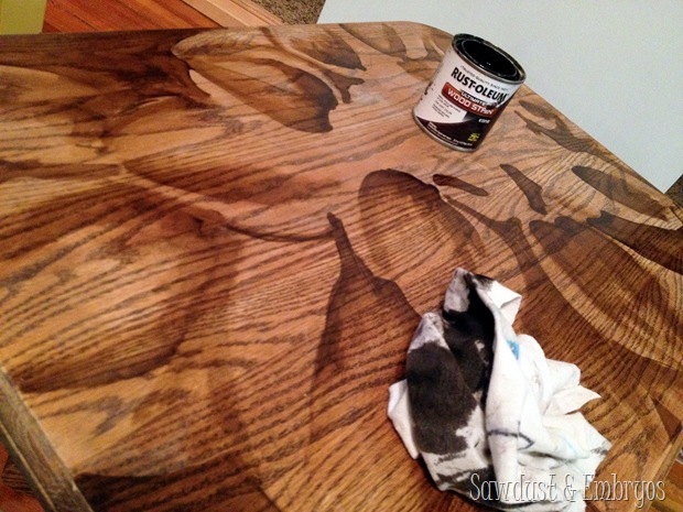 Creating wood-stain artwork... it's easier than in looks! {Sawdust and Embryos}