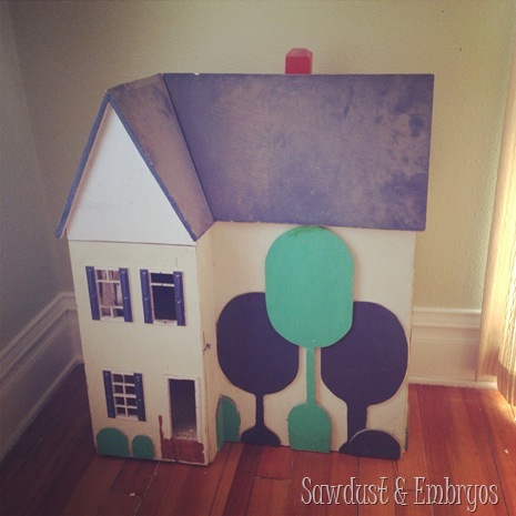 My childhood dollhouse ...before it's makeover! {Sawdust and Embryos}