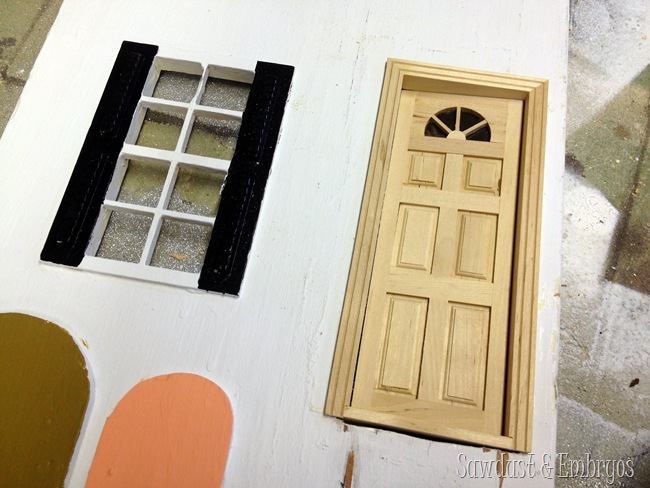 Dollhouse doors hobby store lobby