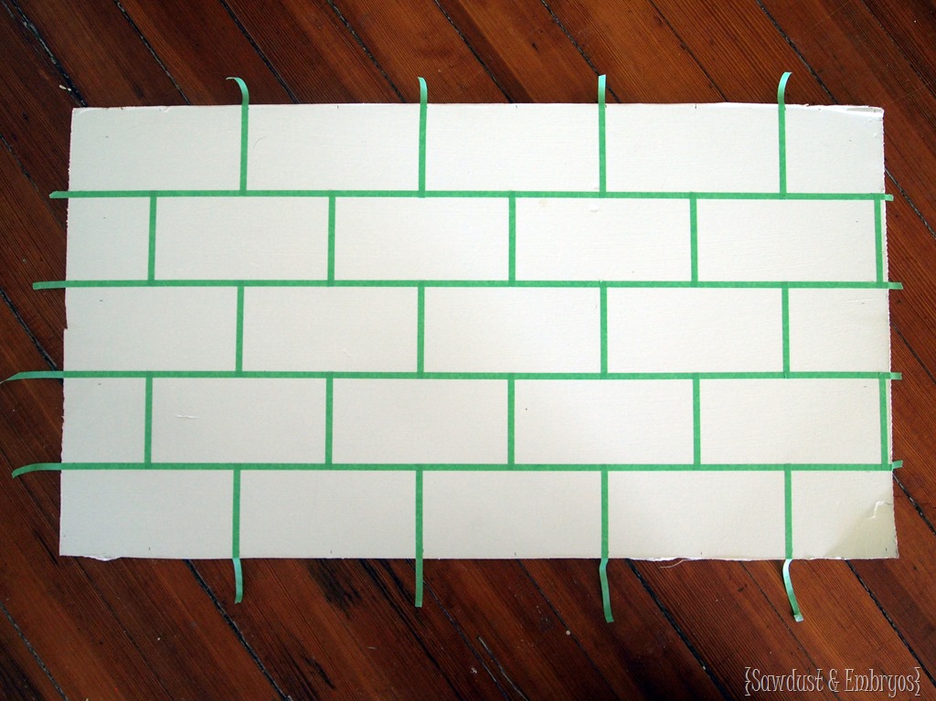 Painted Subway Tile Backsplash Tutorial {Reality Daydream}