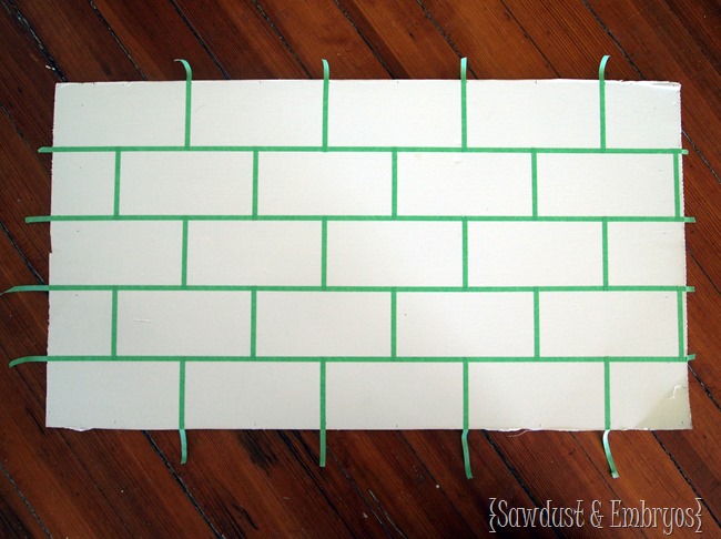 Painted Subway Tile Backsplash