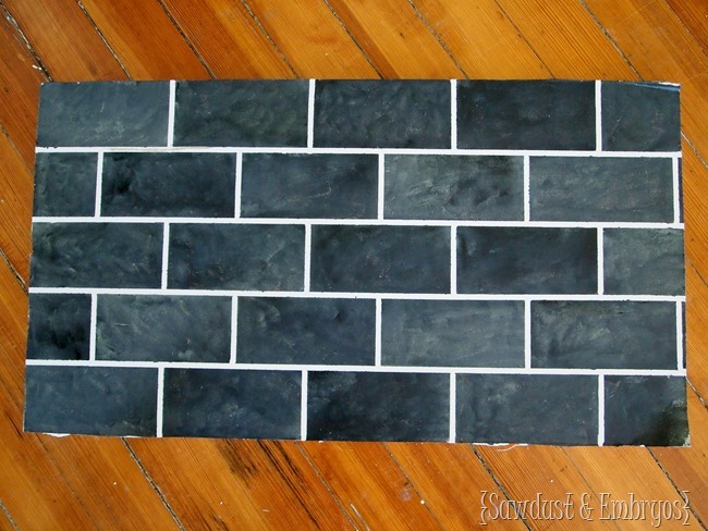 Painted Subway Tile Backsplash