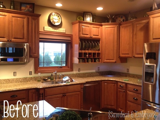 Painted Subway Tile Backsplash