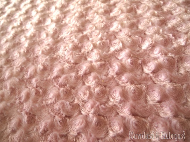 Minky Rosette Fabric from Online Fabric Store 