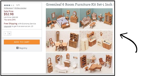 Dollhouse Furniture... ASSEMBLY REQUIRED! {Sawdust and Embryos}