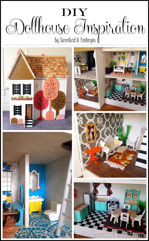 Lots of adorable dollhouse inspiration {Sawdust and Embryos}