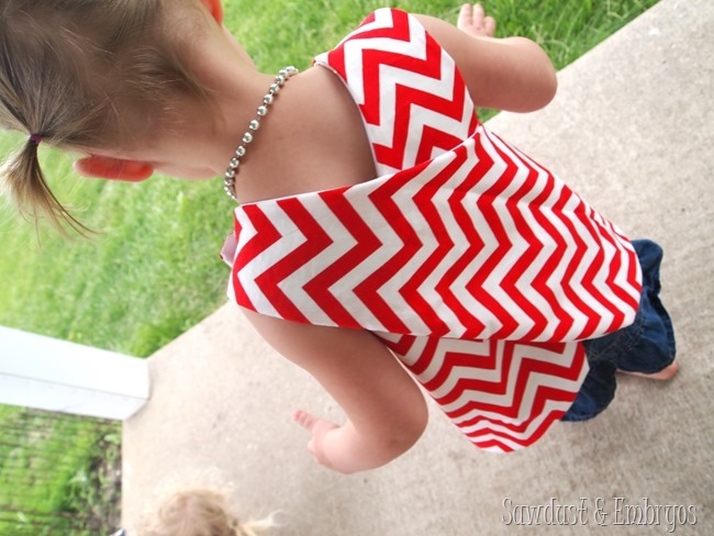 Wrap-Around Toddler Blouse Tutorial {Sawdust and Embryos}