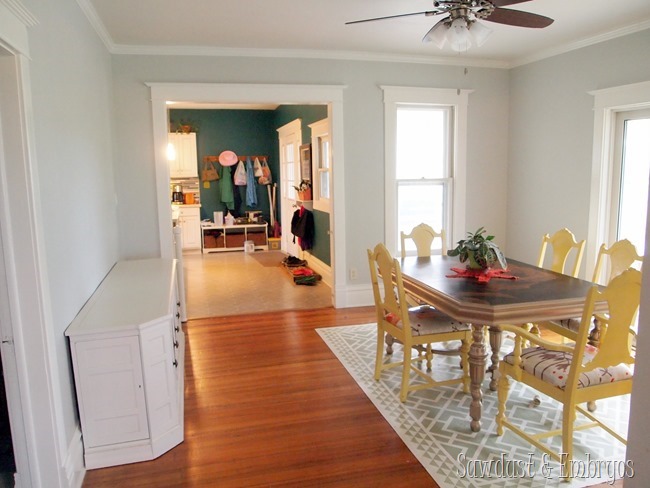 Dining room gets a new paint job! {Sawdust and Embryos}