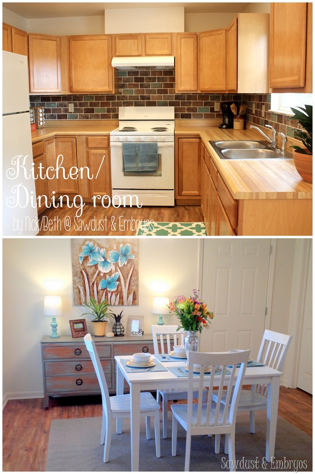 Kitchen and Dining Room designed by Nick and Beth @ Sawdust and Embryos