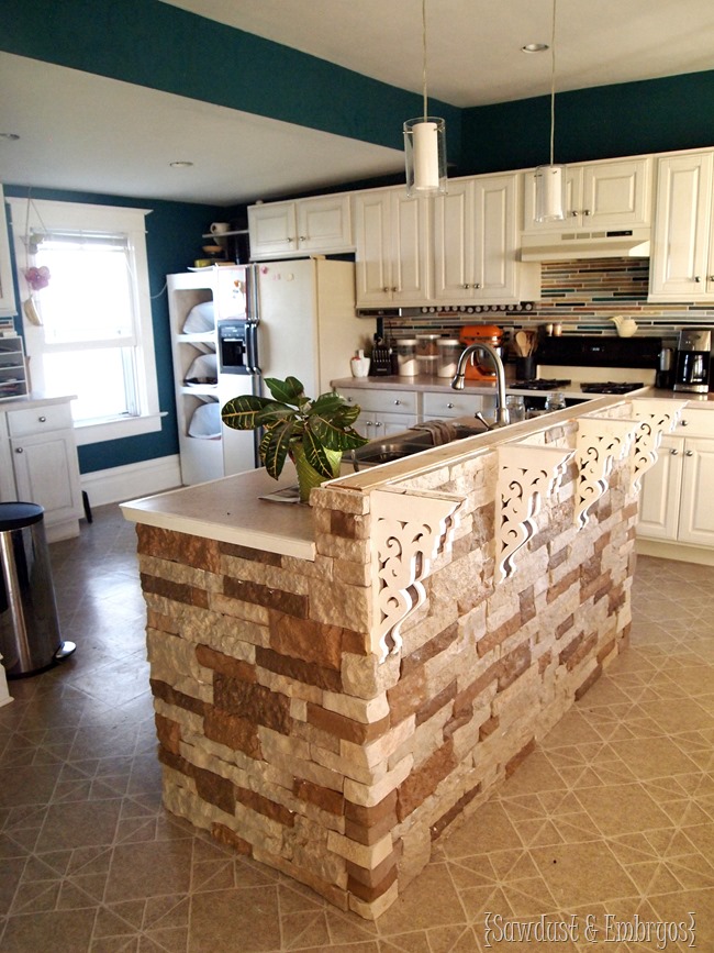 Add a breakfast bar to your existing island! 