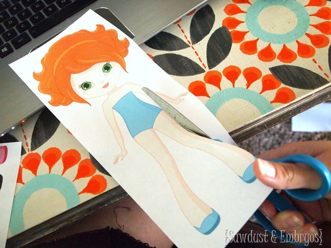 DIY Wooden Paper Doll {Sawdust and Embryos}