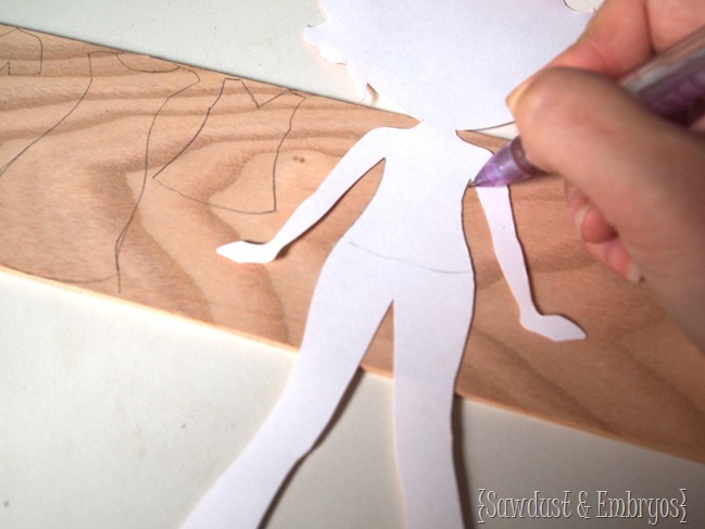 How to make a wooden Paper Doll with little wooden clothes... super cute! {Sawdust and Embryos}