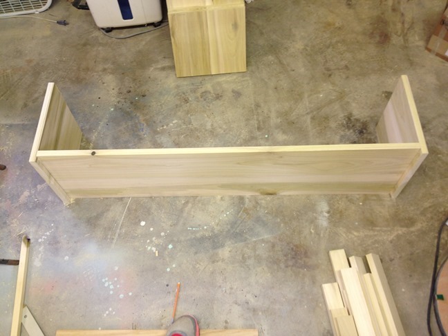 Building a mudroom bench with plans by Ana White {Sawdust and Embryos}