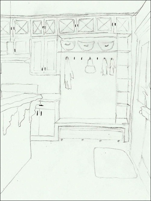 Sketch of FUTURE KITCHEN! {Sawdust and Embryos}