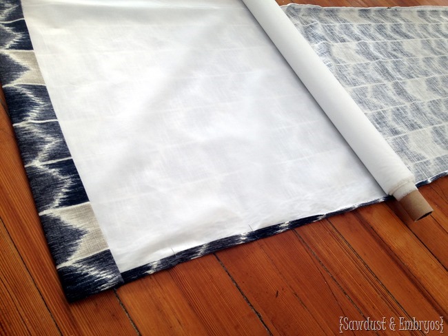 Make your own lined curtains... simple! {Sawdust and Embryos}