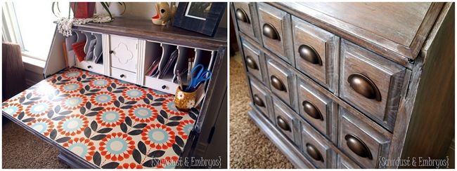 Secretary Desk Transformation {Sawdust and Embryos