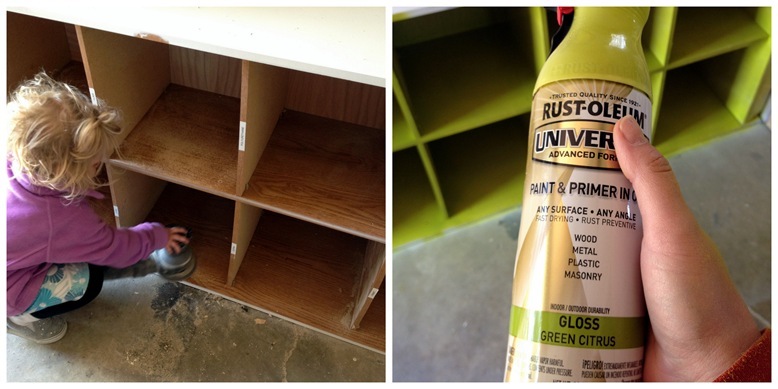 Rotating Spray Paint Storage Cabinet Build Plans - Houseful of