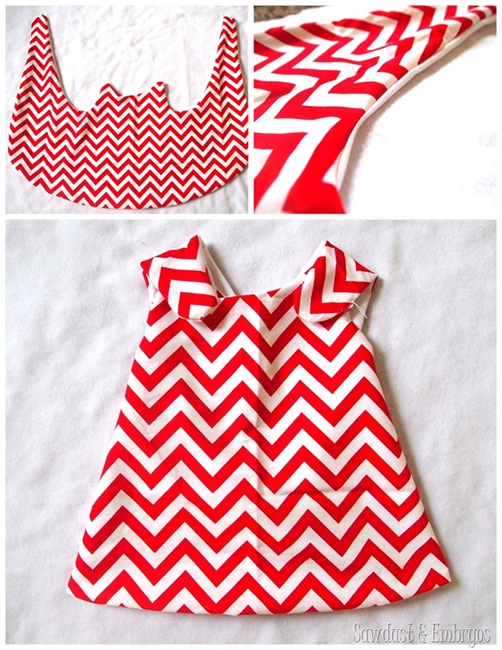 This adorable dress for girls is super simple to make.