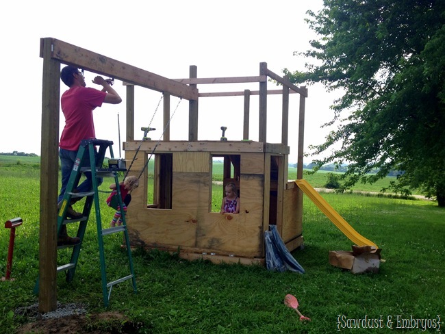 swing set play house