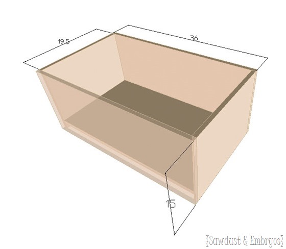 Dimensions of leather tufted ottoman 