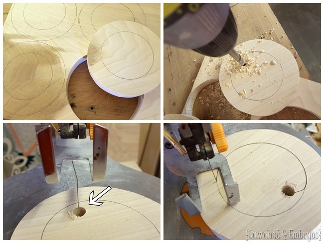 Making DIY pendant lights for above kitchen island {Sawdust and Embryos}