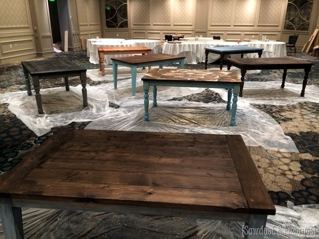 Tables built for Habitat for Humanity at Haven Conference {Sawdust and Embryos}