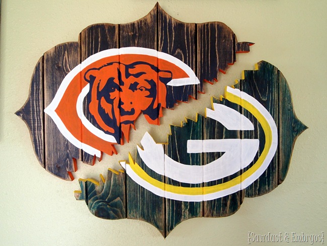 Green Bay Packers In This House Wall Art