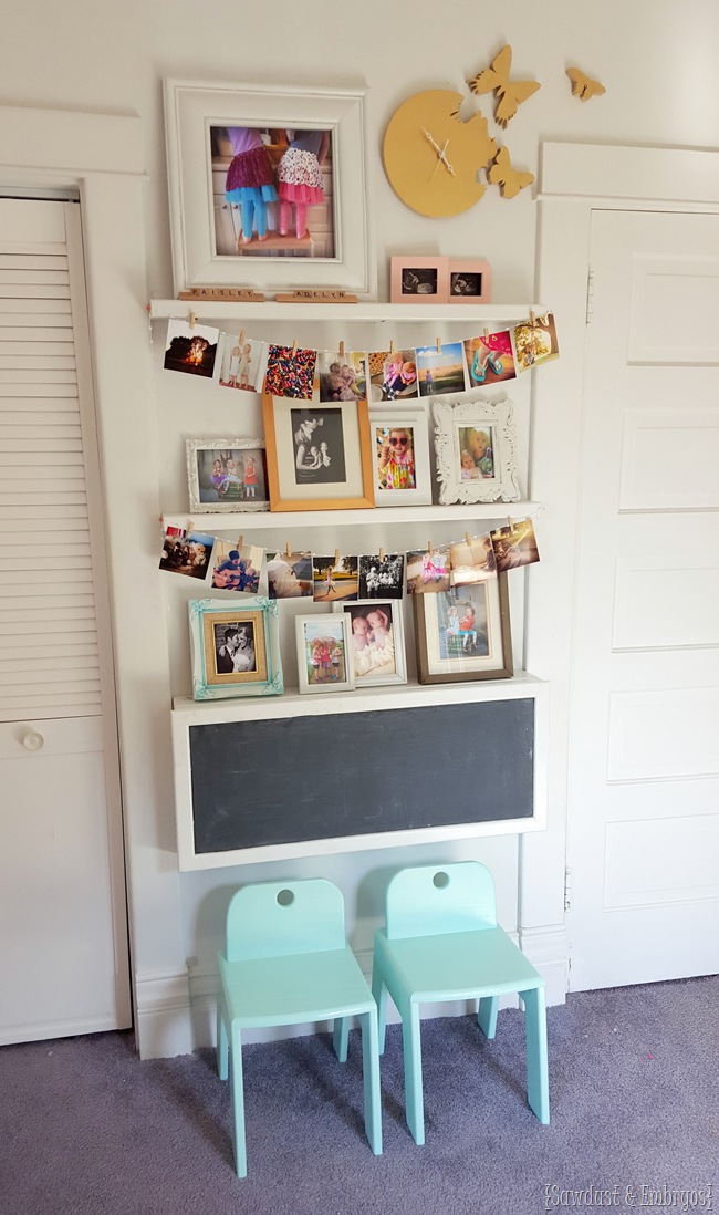 kids fold down desk