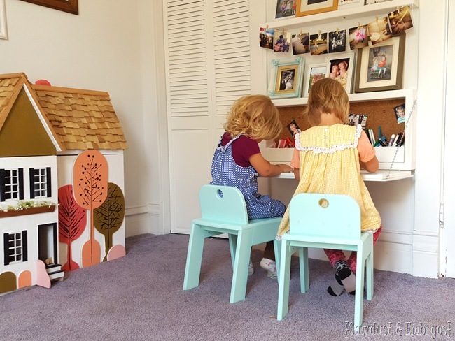 wall desk for kids