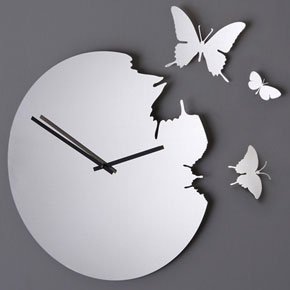 How to make your own cut-out butterfly clock!