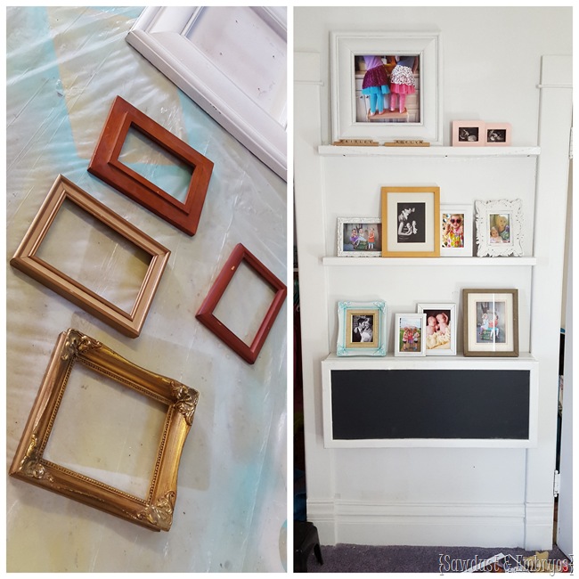 Add an assortment of picture frames for the final touches