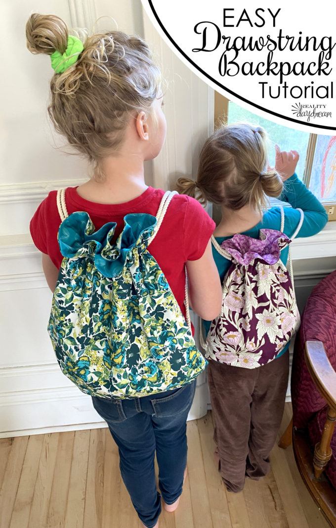 Backpack Sewing Pattern/ Children Back Bag 2 different sizes.