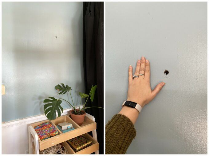 How to Repair Tiny Thumb Tack Holes in Your Wall